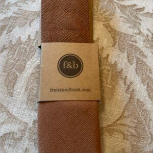 Frank and Buck Brown Tie